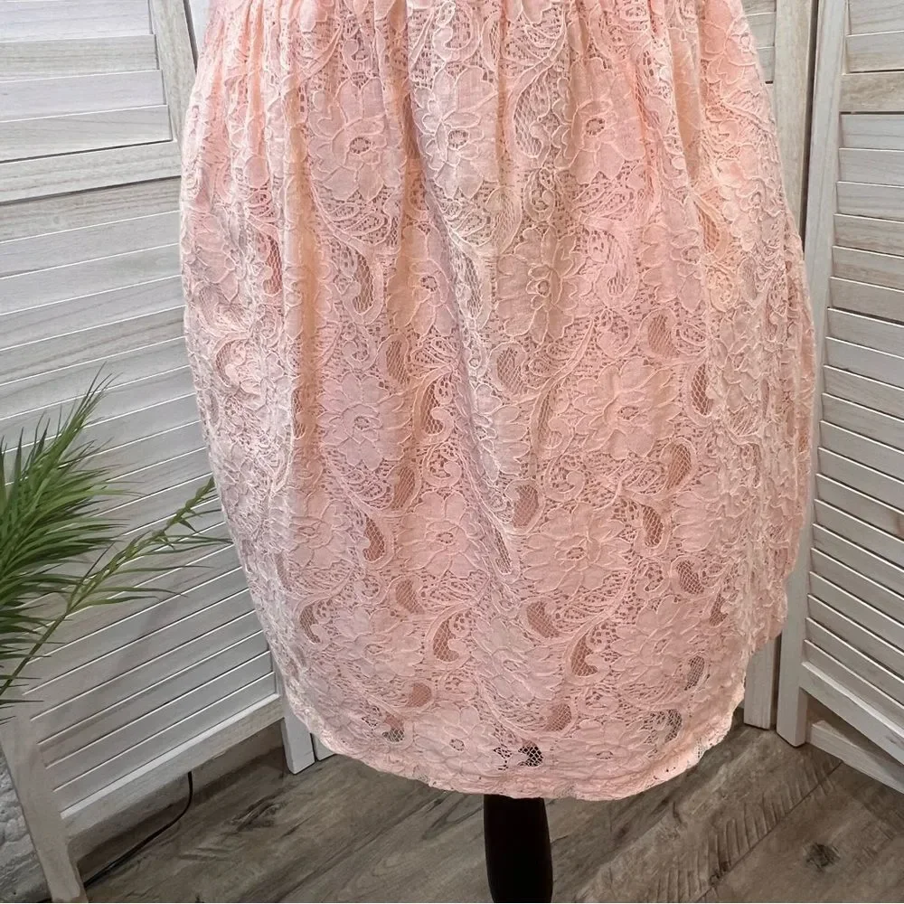 H&M Conscious Collection Lace Overlay Dress 10